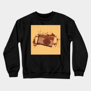 Camera Photo Chocolate Crewneck Sweatshirt